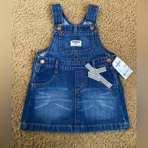 Oshkosh toddler skirt overall